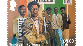 windrush75 the march stamp